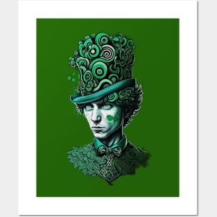 st Patrick day design Posters and Art